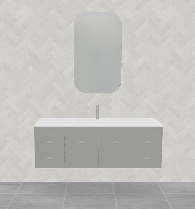 Timberline Indiana Wall Hung Vanity Unit