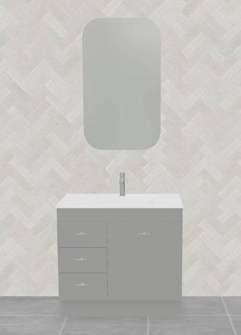 Timberline Indiana Floor Mounted Vanity Unit