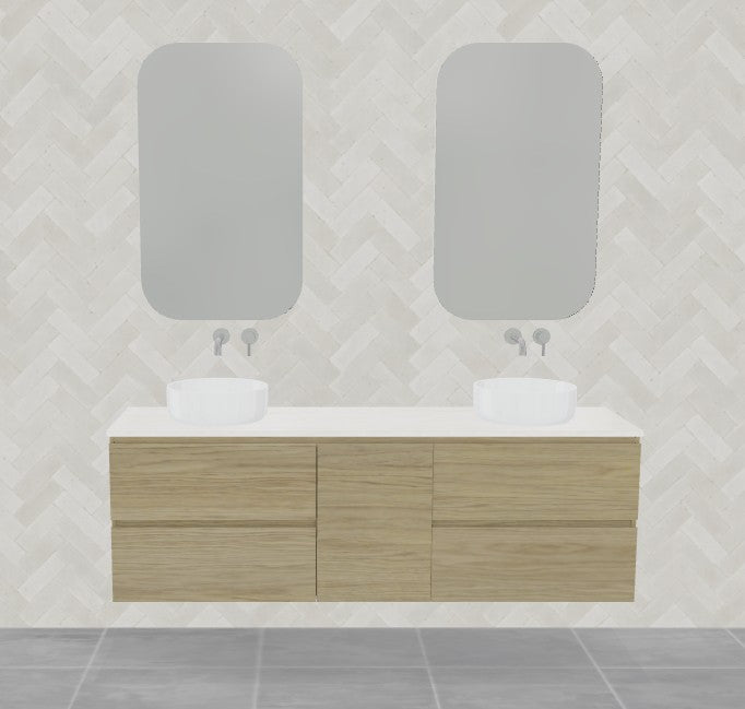 Timberline Marshall Wall Hung Vanity Above Counter Basin