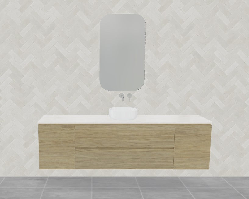 Timberline Marshall Wall Hung Vanity Above Counter Basin