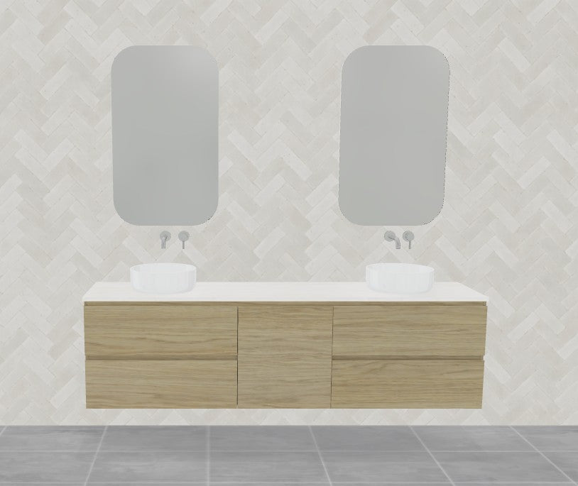 Timberline Marshall Wall Hung Vanity Above Counter Basin
