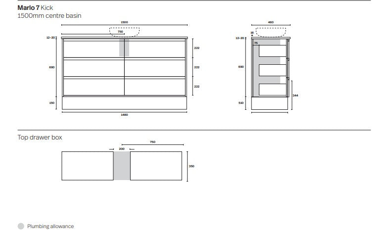 Marquis Marlo Floor Mounted Vanity