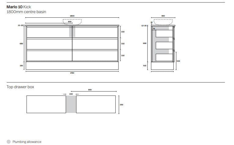 Marquis Marlo Floor Mounted Vanity