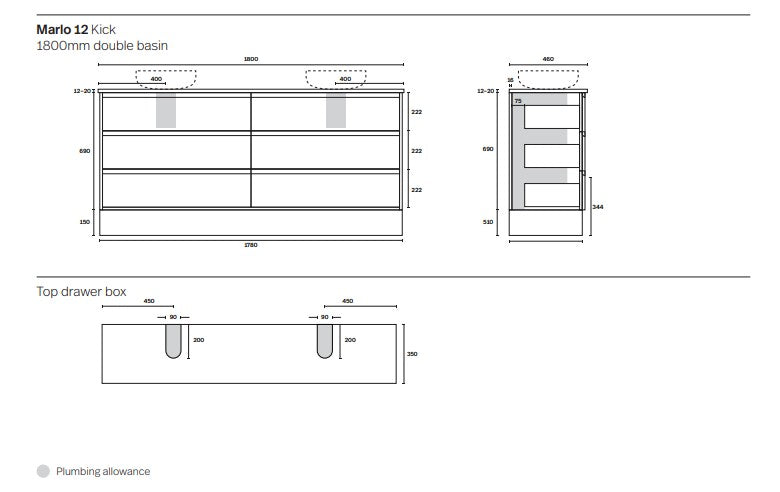 Marquis Marlo Floor Mounted Vanity