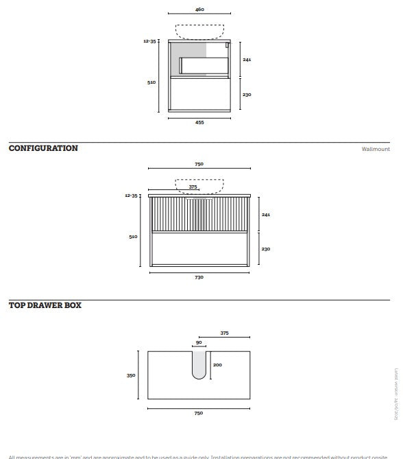 Marquis Merewether Wall Hung Vanity