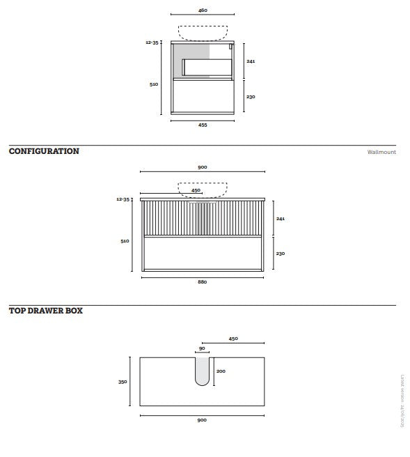 Marquis Merewether Wall Hung Vanity
