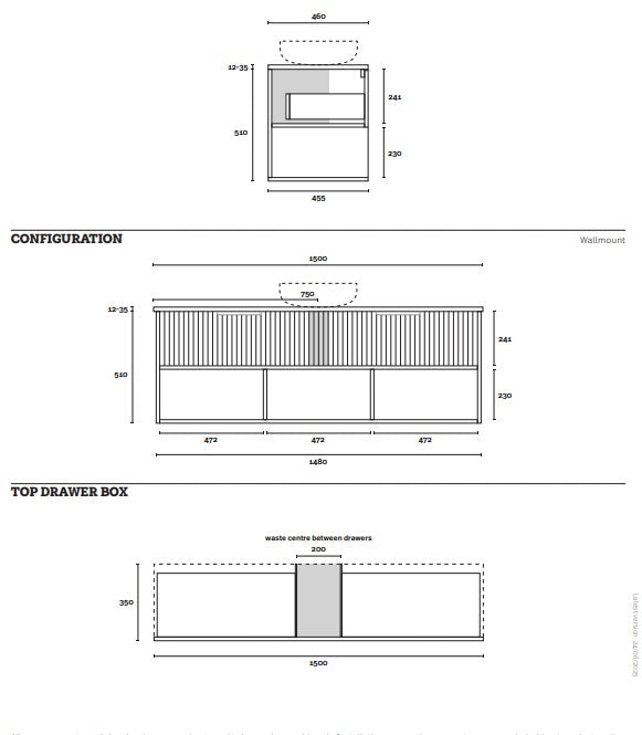 Marquis Merewether Wall Hung Vanity