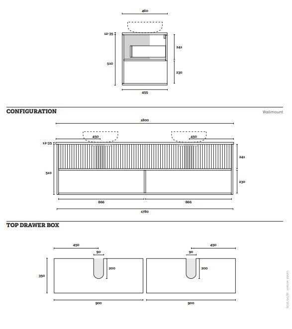 Marquis Merewether Wall Hung Vanity