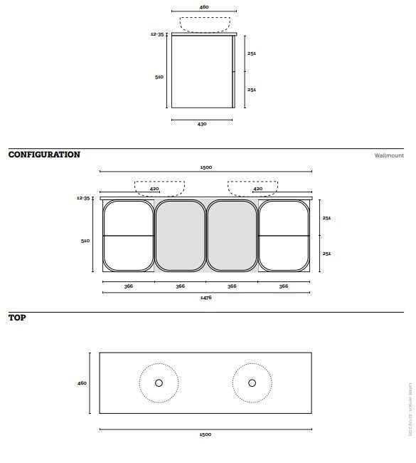 Marquis Port Wall Hung Vanity