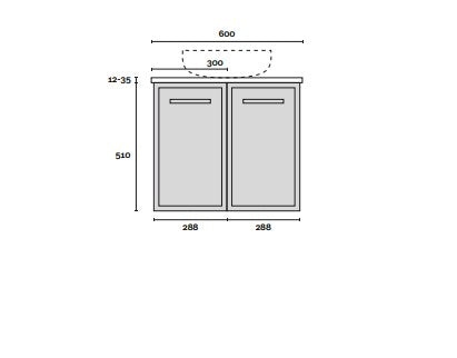 Marquis Hamilton Wall Hung Vanity Unit