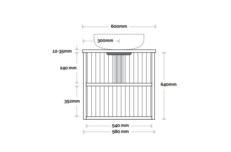 Marquis Salamander Wall Hung Vanity Unit
