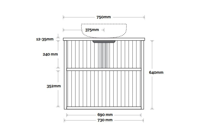 Marquis Salamander Wall Hung Vanity Unit
