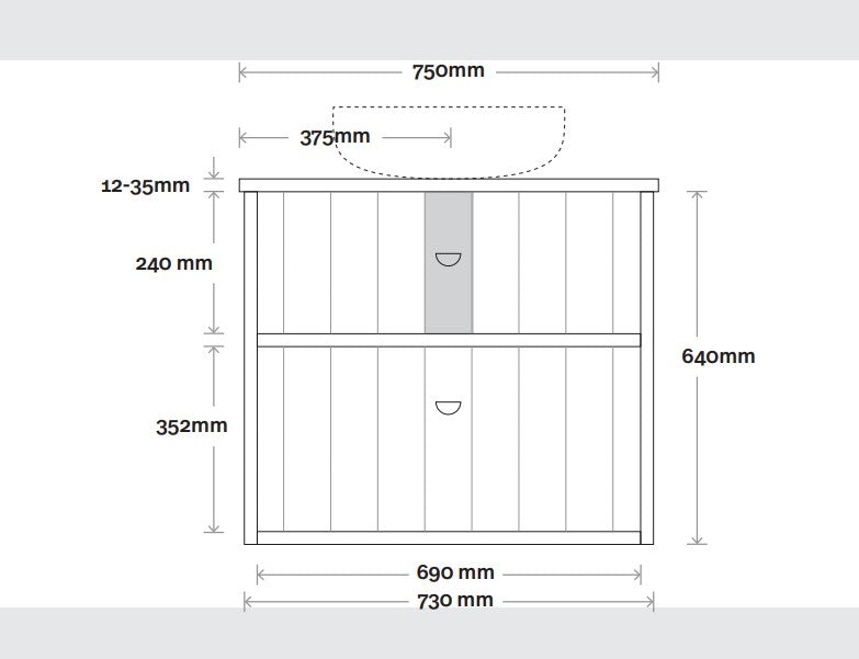 Marquis Anna Wall Hung Vanity Unit