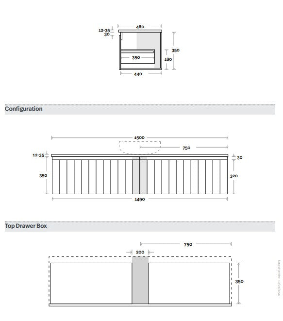 Marquis Valencia Wall Hung Vanity Unit