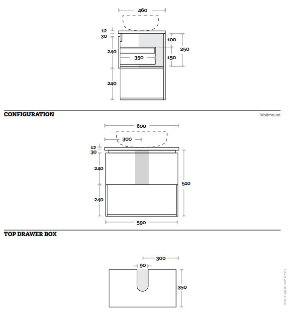 Marquis Oxford Wall Hung Vanity Unit