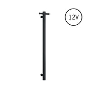 Thermogroup Round Heated Vertical Bar Rail Matte Black
