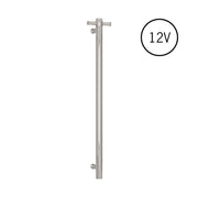 Thermogroup Round Heated Vertical Bar Rail Polished Chrome
