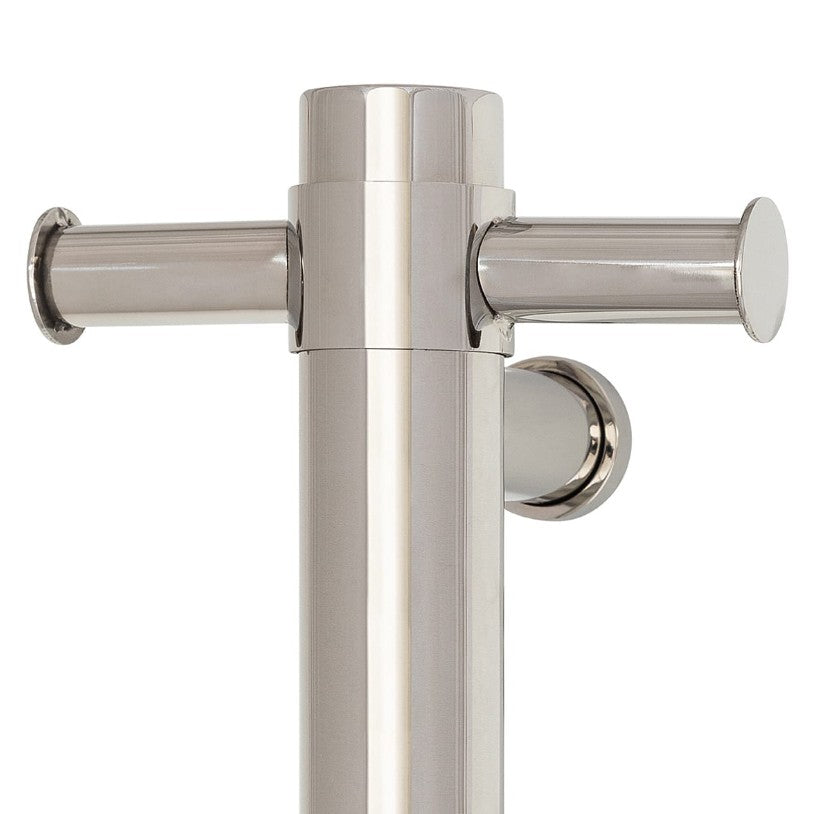 Thermogroup Round Heated Vertical Bar Rail Polished Chrome
