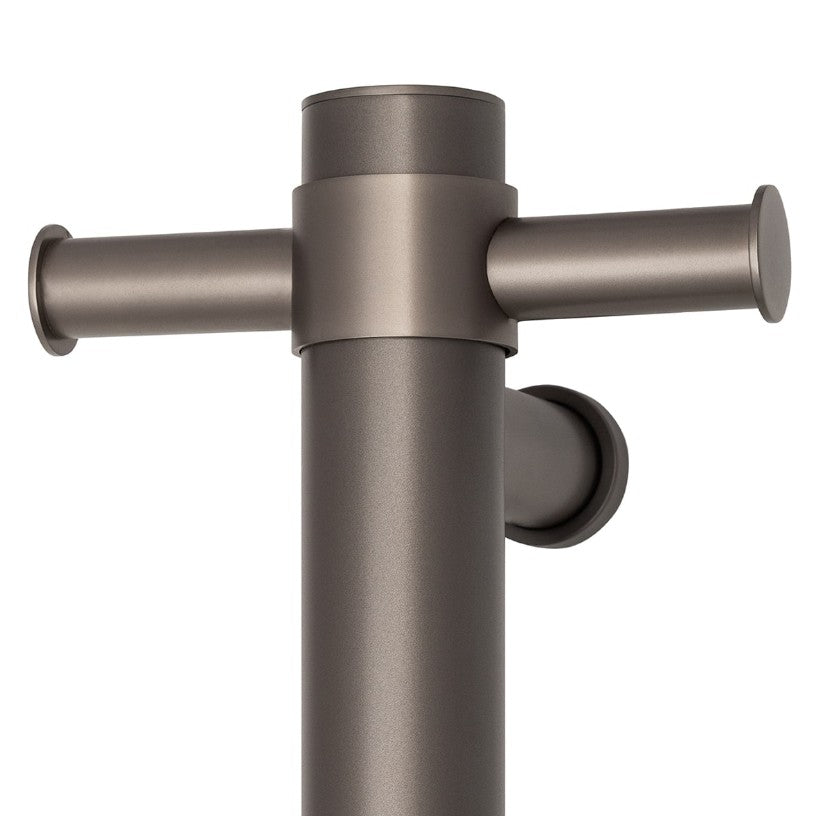 Thermogroup Round Heated Vertical Bar Rail Gun Metal