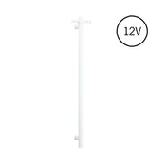 Thermogroup Round Heated Vertical Bar Rail Matte White
