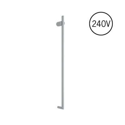 Thermogroup Round Heated Vertical Bar Rail 240V Polished Stainless