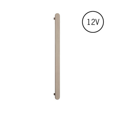 Thermogroup Flat Pill Heated Vertical Bar Rail 12V Brushed Nickel