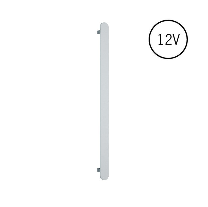 Thermogroup Flat Pill Heated Vertical Bar Rail 12V Polished Stainless