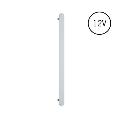 Thermogroup Flat Pill Heated Vertical Bar Rail 12V Polished Stainless
