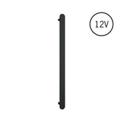 Thermogroup Flat Pill Heated Vertical Bar Rail 12V Matte Black