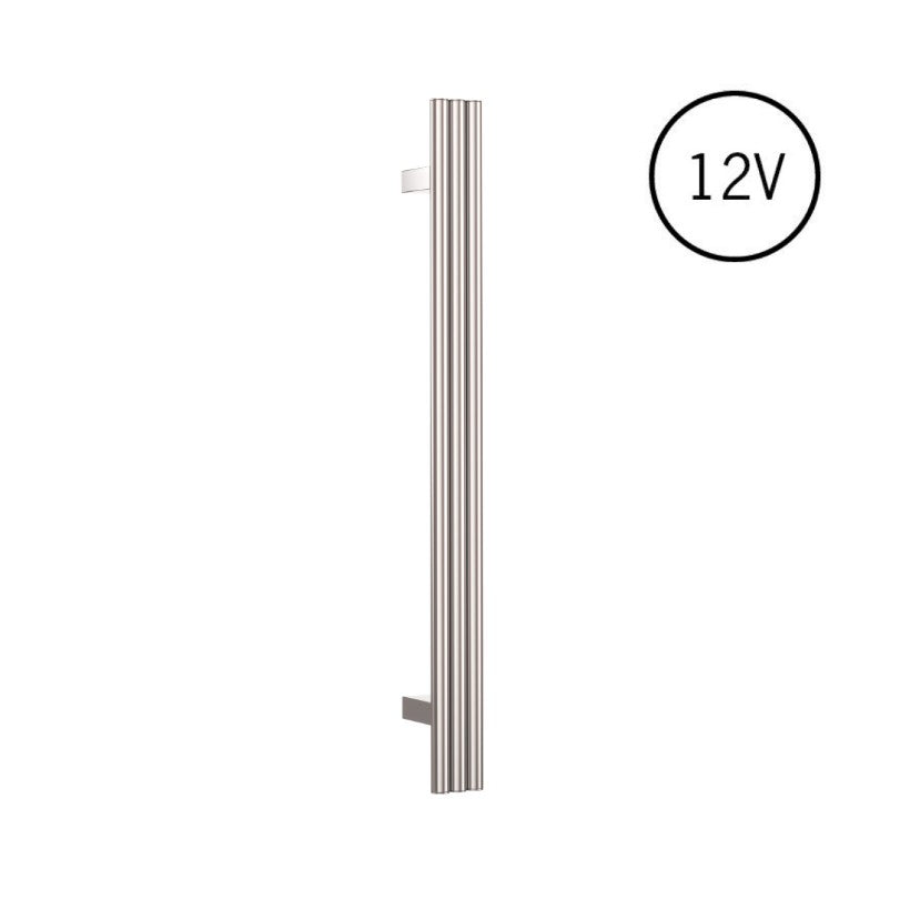 Thermogroup Triple Tube Heated Vertical Towel Rail 12V Polished Stainless