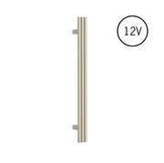 Thermogroup Triple Tube Heated Vertical Towel Rail 12V Brushed Nickel