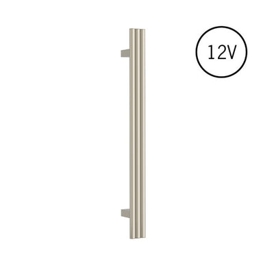 Thermogroup Triple Tube Heated Vertical Towel Rail 12V Brushed Nickel