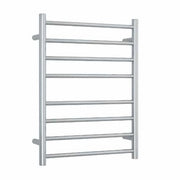 Thermogroup Straight Round Ladder Heated Towel Rail 240 Polished Stainless