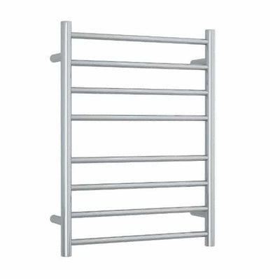 Thermogroup Straight Round Ladder Heated Towel Rail 240 Polished Stainless