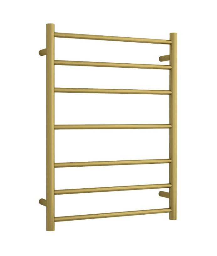 Thermogroup Round Ladder Heated Towel Rail 240 Brushed Gold