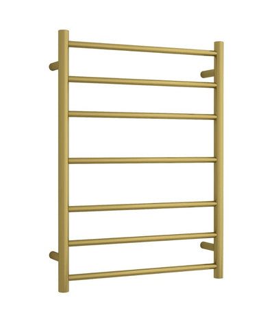 Thermogroup Round Ladder Heated Towel Rail 240 Brushed Gold