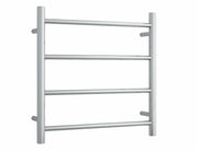 Thermogroup Straight Round Ladder Heated Towel Rail 12V Polished Stainless