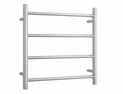 Thermogroup Straight Round Ladder Heated Towel Rail 12V Polished Stainless