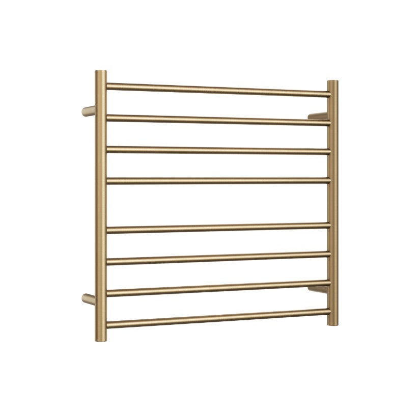 Thermogroup Round Heated Ladder Rail 240V Brushed Brass
