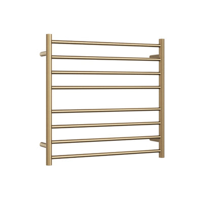 Thermogroup Round Heated Ladder Rail 240V Brushed Brass