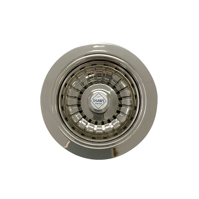 Shaws 90mm Basket Strainer – Polished Nickel