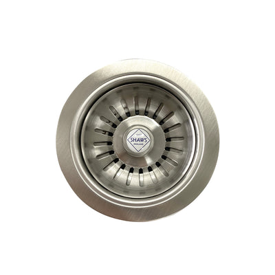 Shaws 90mm Basket Strainer – Brushed Nickel