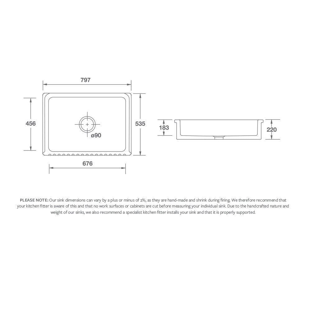 Shaws Butler 600 Sink