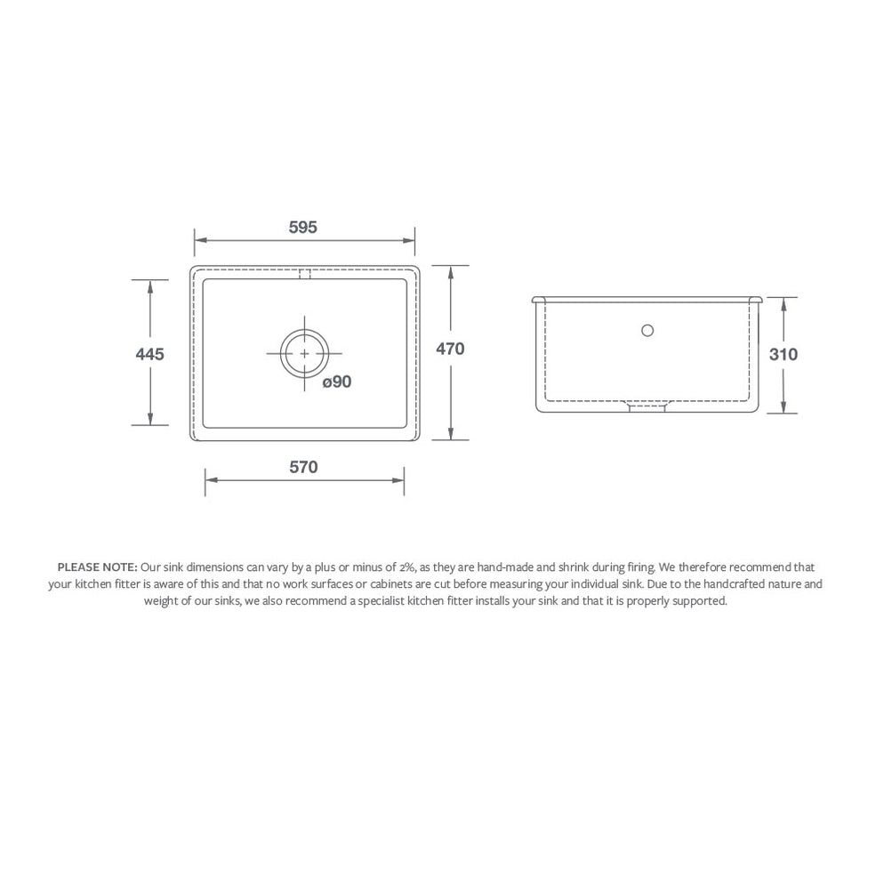 Shaws Whitehall Sink — Designer Bathware