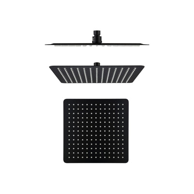 Bella Vista Cresta Shower Head – 250mm - Black