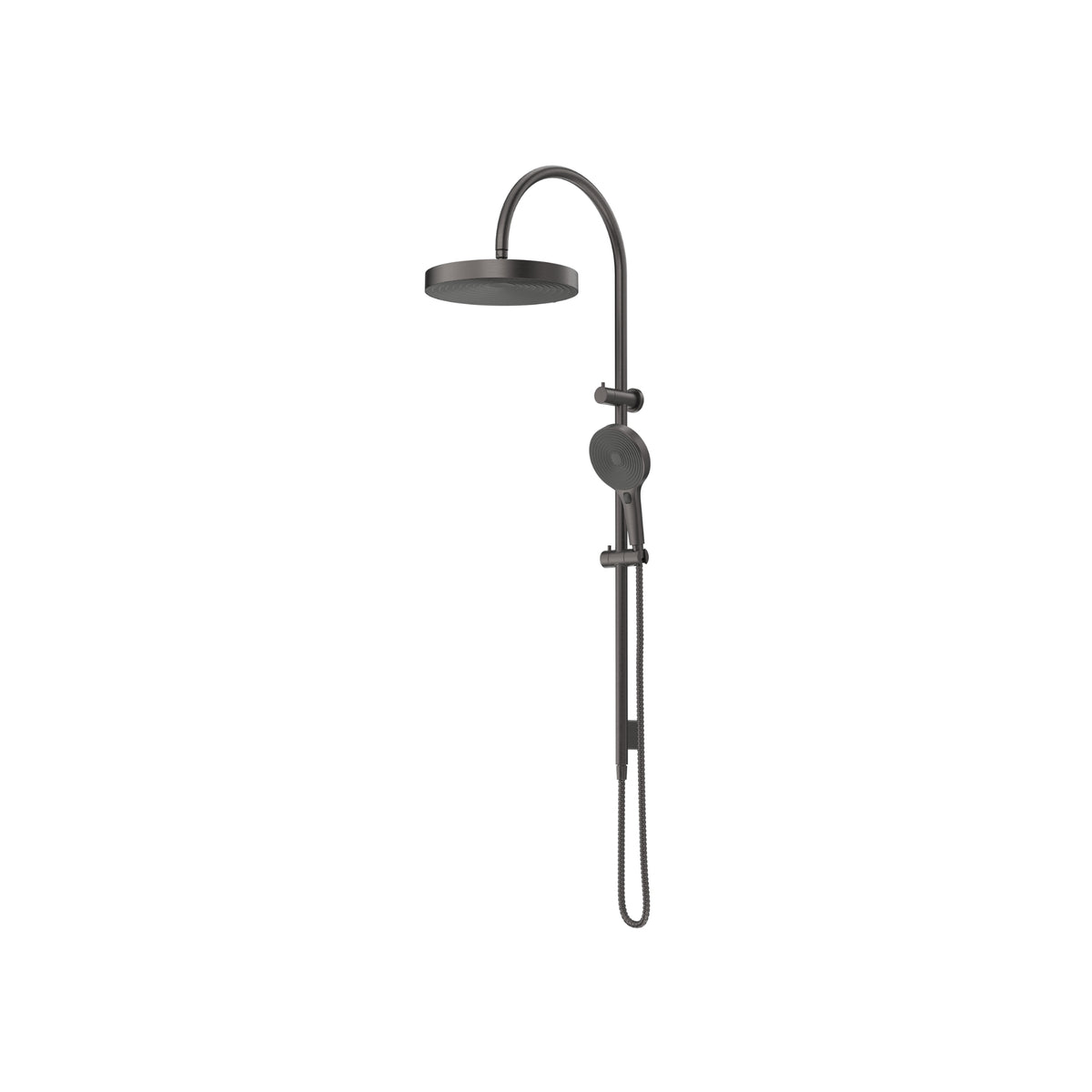 Bella Vista Lankaza Dual Shower Rail - Gunmetal