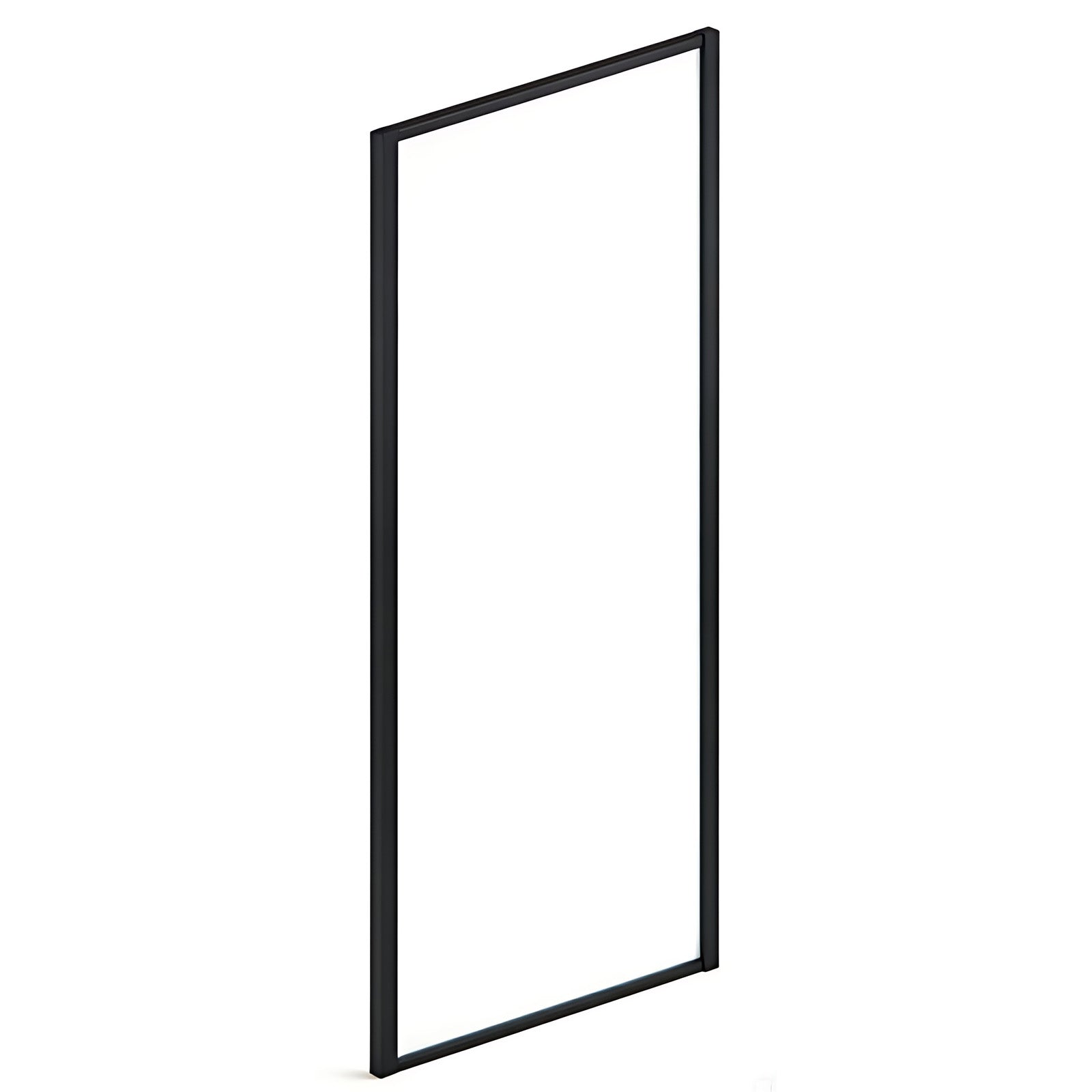 Mimi Telescopic Pivot Shower Screen Front Black