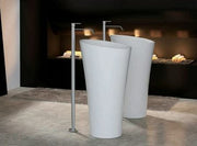 Pietra Bianca Speaker Freestanding Pedestal Basin