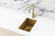 Meir Bar Sink - Single Bowl 382 x 272 - Brushed Bronze Gold