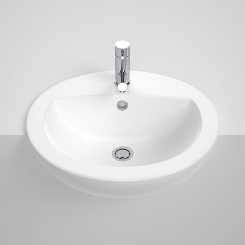 Caroma Venecia Semi Recessed Vanity Basin - 1TH